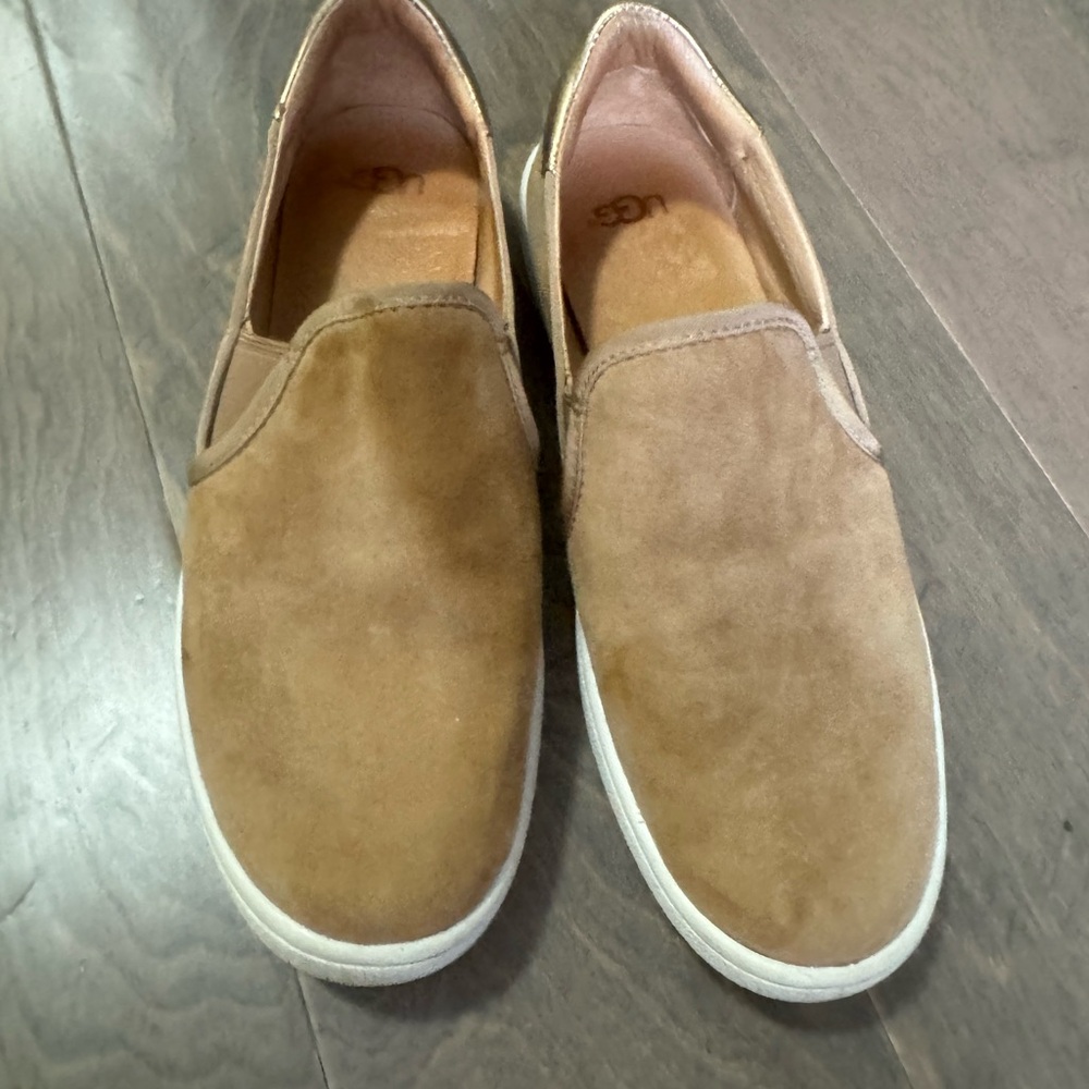 UGG Women’s Suede Slip-On Loafers in Chestnut
